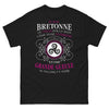 T-shirt Bretonne noir - Cœur sur la main, âme guerrière