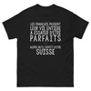 T-shirt Suisses noir - Simplicité et perfection