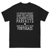 T-shirt Portugais noir - Parfaits de nature