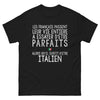 T-shirt Italie noir - Parfaits en France, à l'italienne