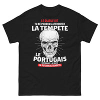 Thumbnail for T-shirt Portugal noir - Je suis la tempête
