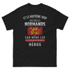 T-shirt Normands noir - Dieu créa les héros