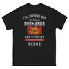 T-shirt Normands noir - Normands héros, humour et fierté