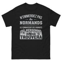 Thumbnail for T-shirt Normand noir - Ne pas embêter ces experts du secret