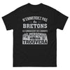 T-shirt Breton noir - « N'emmerdez pas les Bretons »