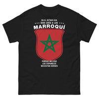 Thumbnail for T-shirt Maroc noir - héros du quotidien