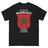 T-shirt Maroc noir - héros du quotidien