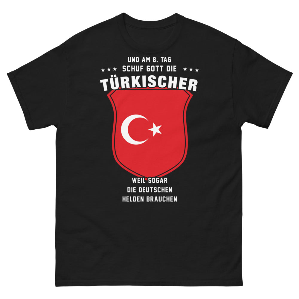 T-shirt turkische Helden noir - am achten Tag