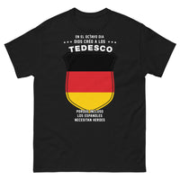Thumbnail for T-shirt Espagne noir - Tedesco héros