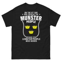 Thumbnail for T-shirt munster noir - on the 8th day god created munster people