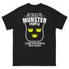 T-shirt munster noir - on the 8th day god created munster people