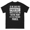 T-shirt Bretagne noir - Je suis Breton, presque parfait