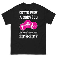 Thumbnail for T-shirt profs d'école noir - hommage humour prof