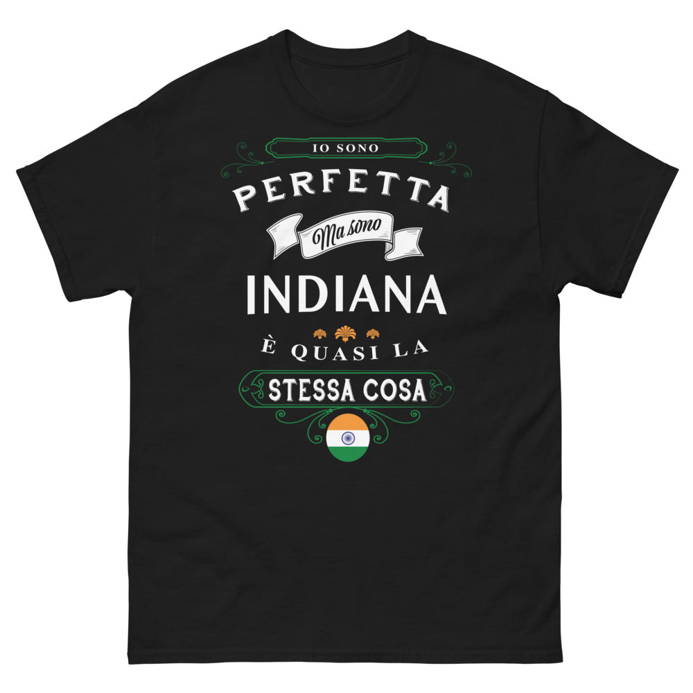 T-shirt Indienne noir - humour et fierté indienne