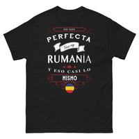 Thumbnail for T-shirt Roumanie noir - No soy perfecta, soy rumana