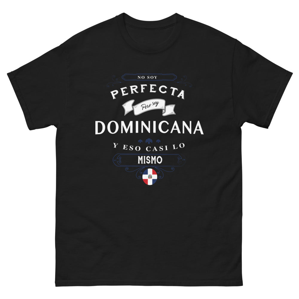 T-shirt Dominicana noir - No soy perfecta