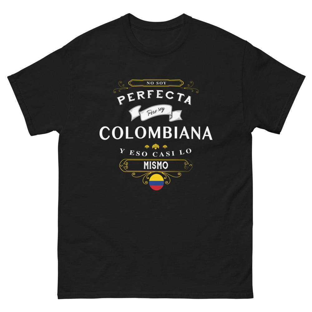 T-shirt Colombie noir - No soy perfecta