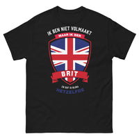 Thumbnail for T-shirt Britannique noir - Je ne suis pas parfait