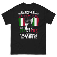 Thumbnail for T-shirt Italie noir face - Nous sommes la Tempête