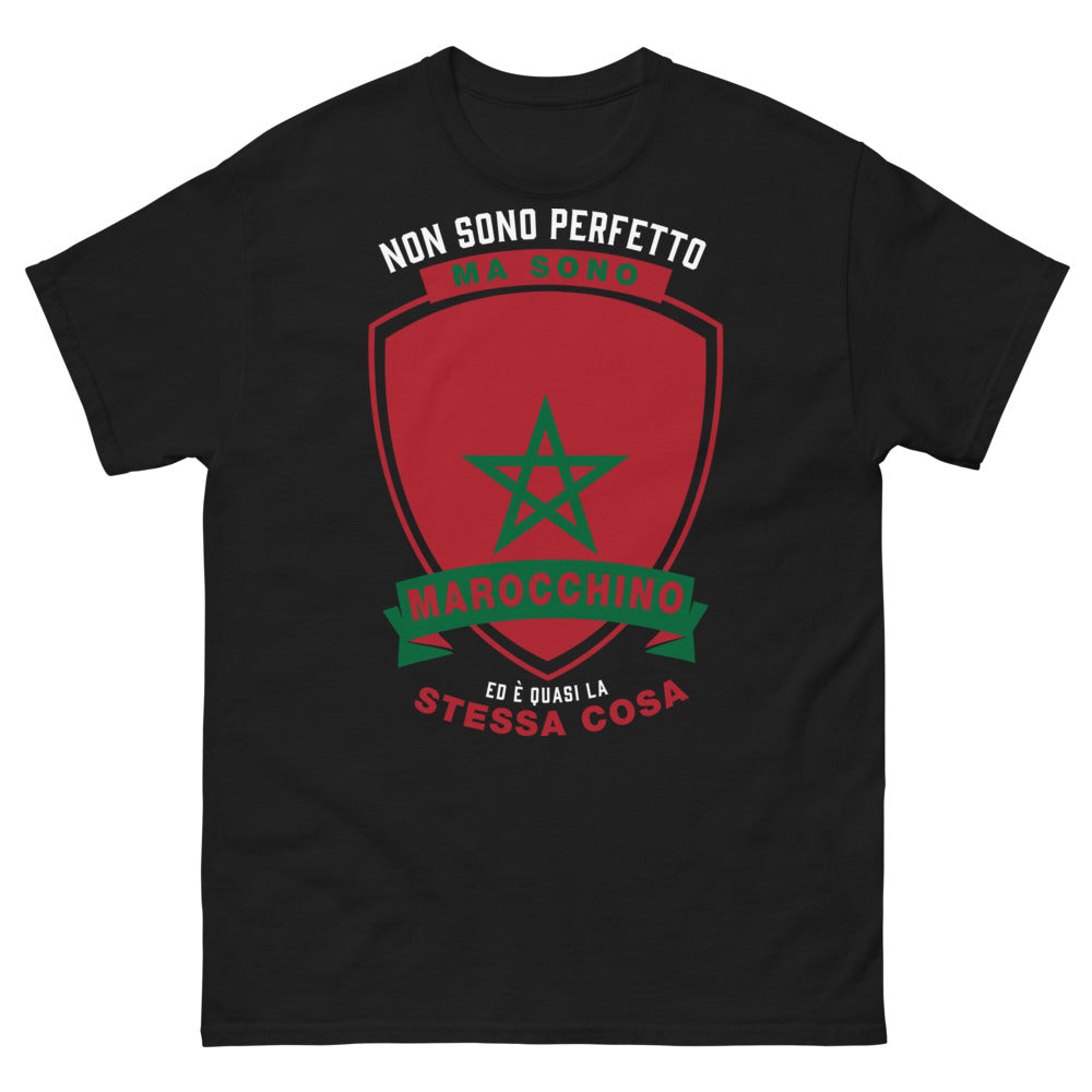 T-shirt Marocchino marine - Non sono perfetto ma sono marocchino