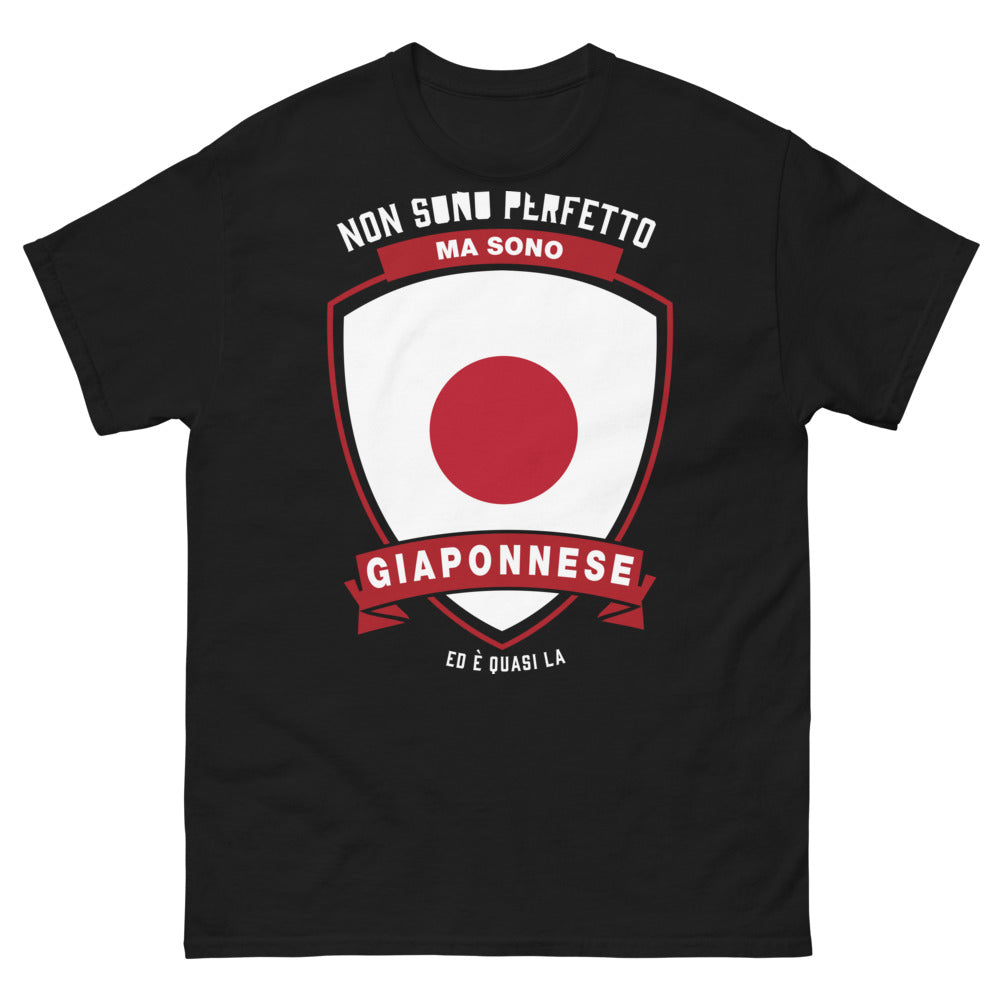 T-Shirt Giappone Nero - Non Sono Perfetto