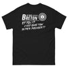 T-shirt Breton noir - c'est quoi ton super pouvoir ?
