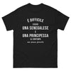T-shirt Sénégal noir - princesse sénégalaise, humour et fierté