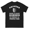 T-shirt Valaisan noir face - frôle la perfection