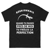 T-shirt Réunionnais noir - frôle la perfection
