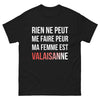 T-shirt Valaisanne noir - Rien ne peut me faire peur