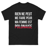 Thumbnail for T-shirt Polonaise noir - Rien ne peut faire peur
