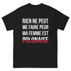 T-shirt Polonaise noir - Rien ne peut faire peur