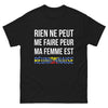 T-shirt Réunionnaise noir - Rien ne peut me faire peur