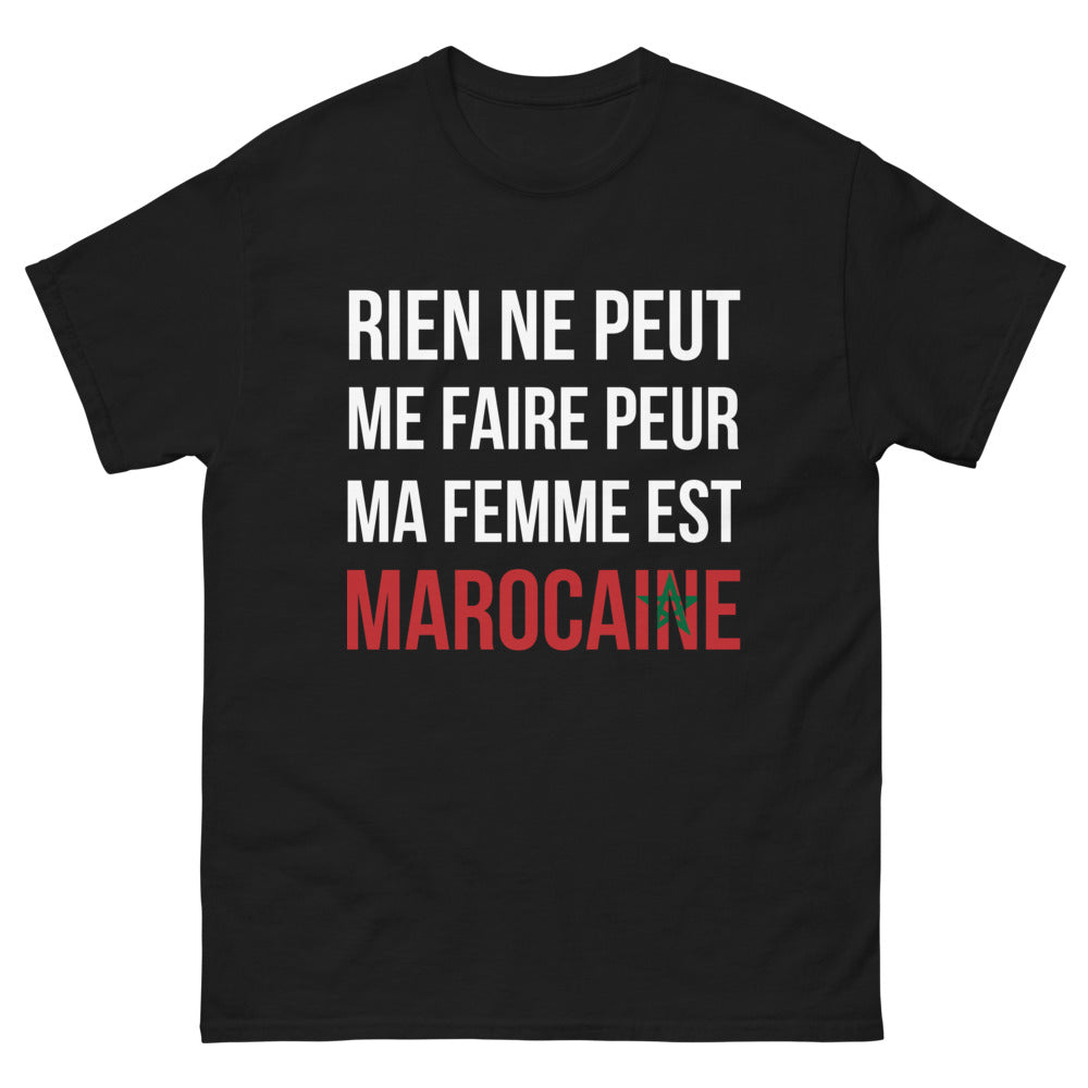 T-shirt Maroc noir - humour marocain