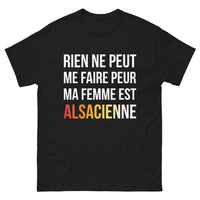 Thumbnail for T-shirt Alsace noir - Rien ne peut me faire peur