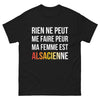 T-shirt Alsace noir - Rien ne peut me faire peur