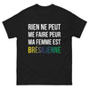 T-shirt Brésil noir - Rien ne peut me faire peur