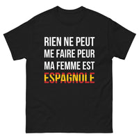 Thumbnail for T-shirt Espagnole noir - Rien ne peut me faire peur