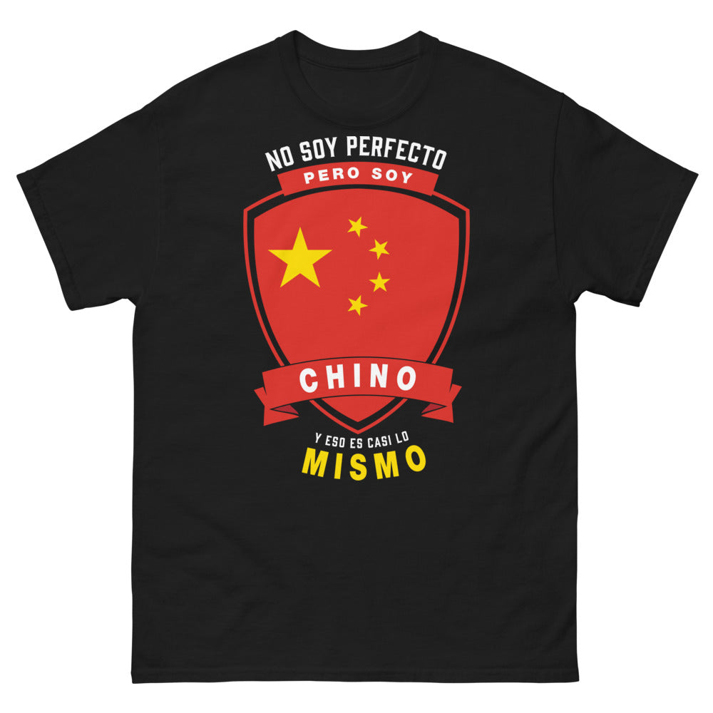 T-shirt Chine noir - phrase espagnole humoristique
