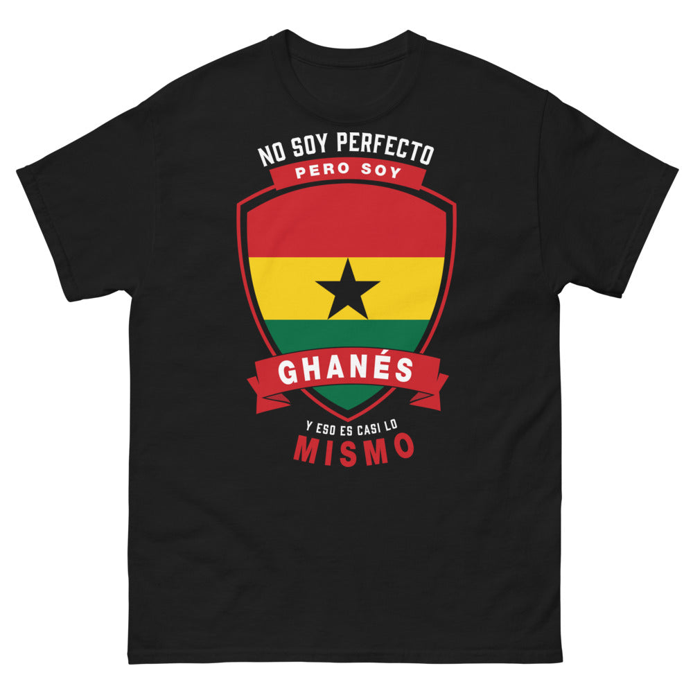 T-shirt Ghana noir - No soy perfecto