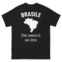 Thumbnail for T-Shirt Italia nero - Brasile Dove Comincia La Mia Storia