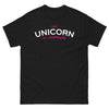 T-shirt licorne sombre noir - magie nocturne
