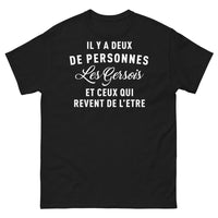 Thumbnail for T-shirt Gers noir - deux types de personnes