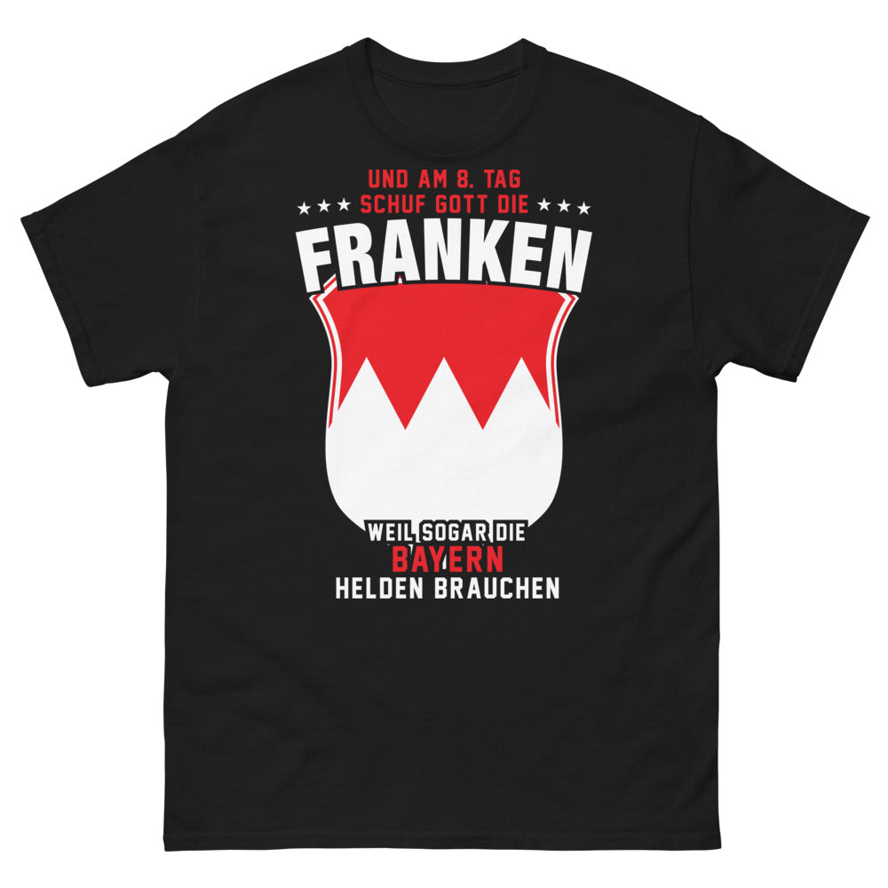 T-shirt Franken & Bayern noir - héros et fierté régionale