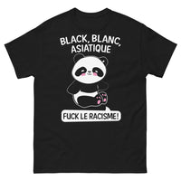 Thumbnail for T-shirt anti-racisme noir - Fuck le Racisme