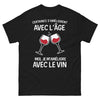 T-shirt Vin noir - Certains s'améliorent avec l'âge