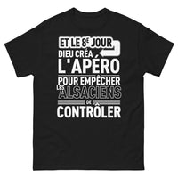 Thumbnail for T-shirt Apéro Alsacien noir - humour sombre et esprit alsacien