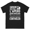 T-shirt Apéro Alsacien noir - humour sombre et esprit alsacien
