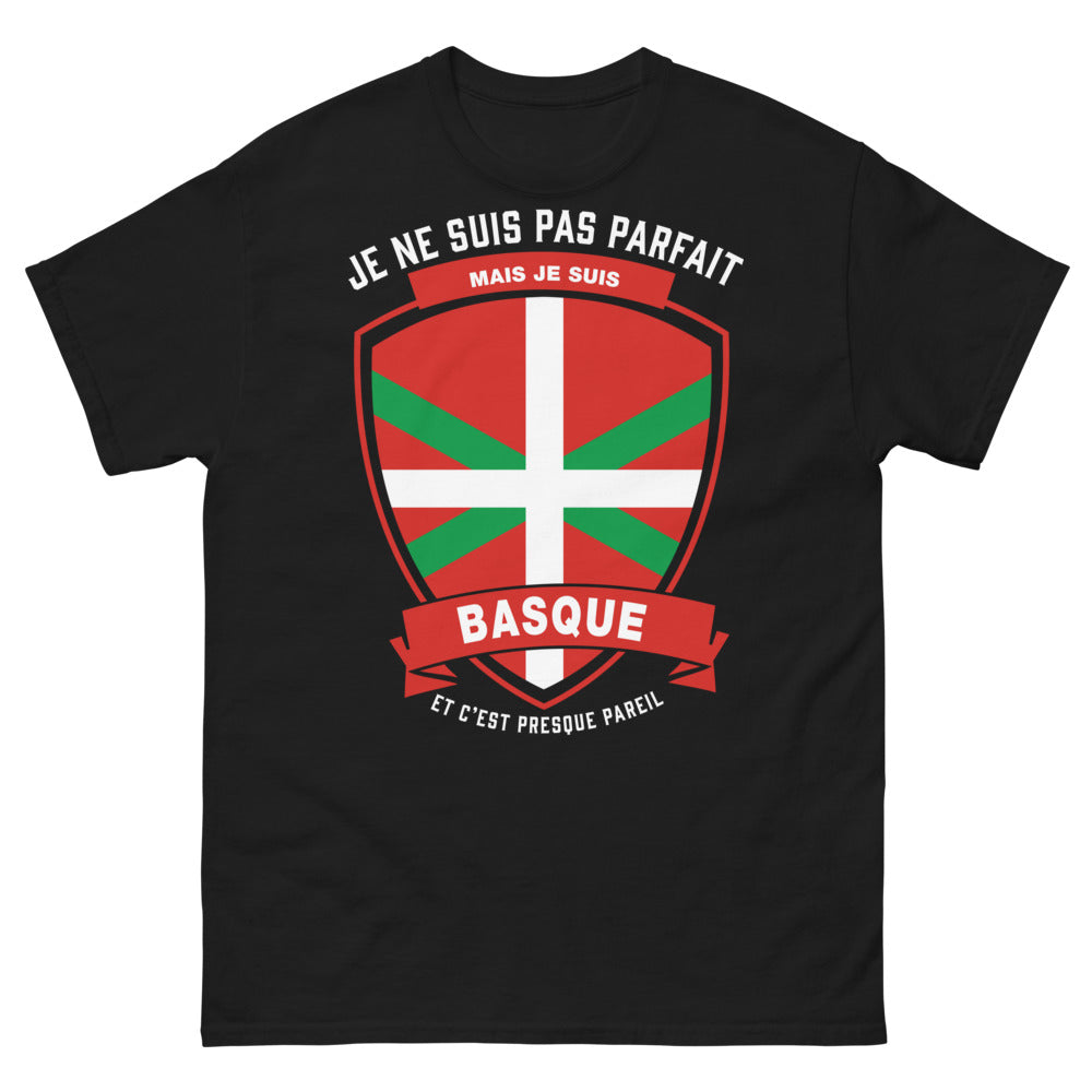T-shirt Pays Basque noir - humour basque