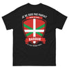 T-shirt Pays Basque noir - humour basque